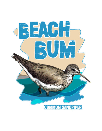 Sandpiper Graphic T-Shirt - For Beach Bums
